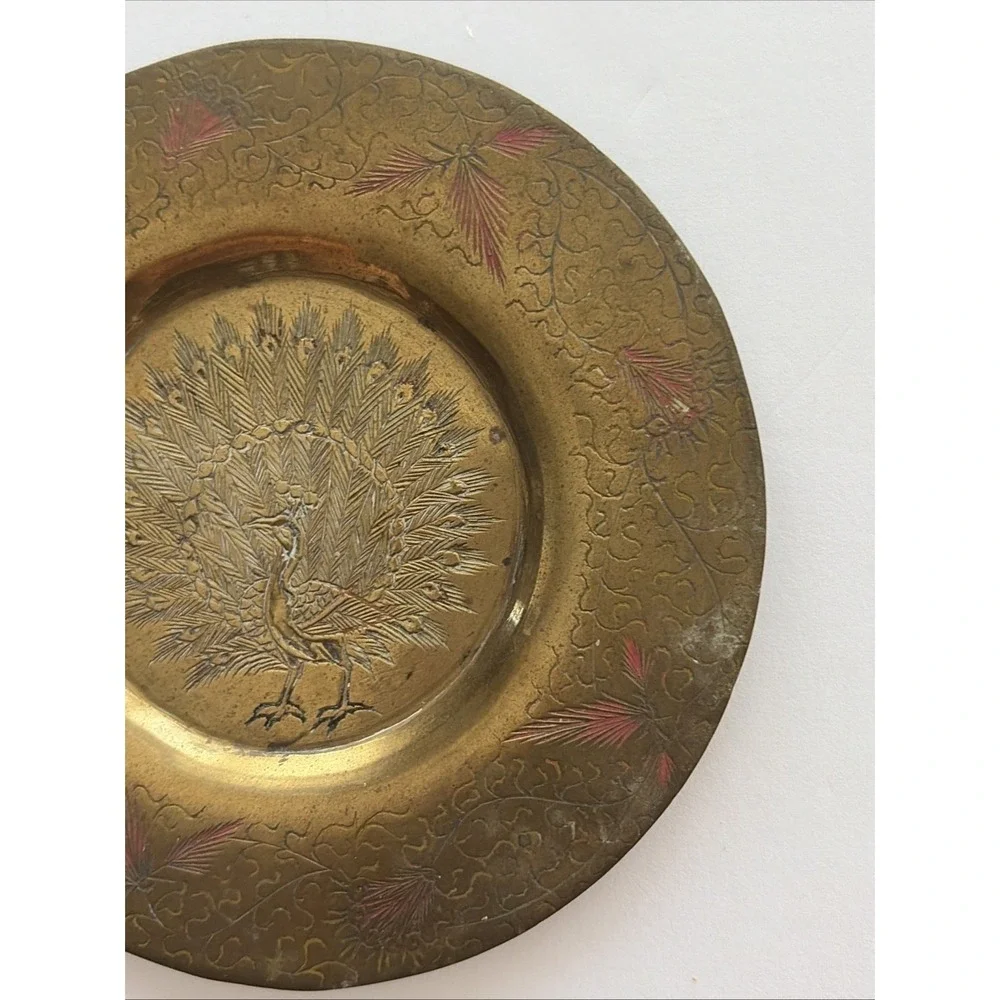N/A brass peacock